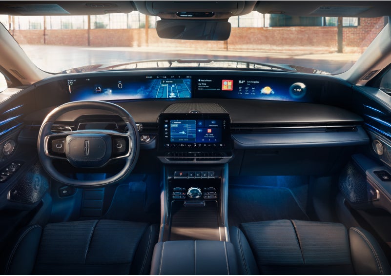 The panoramic display is shown in a 2024 Lincoln Nautilus® SUV. | Lexington Park Ford Lincoln in California MD