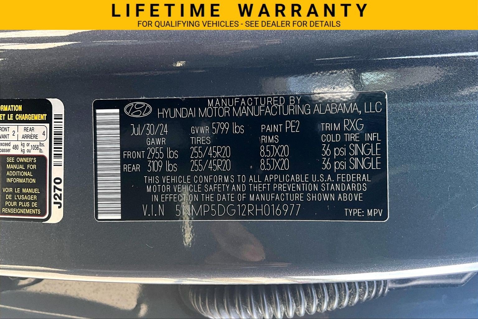 2024 Hyundai Santa Fe Hybrid Calligraphy