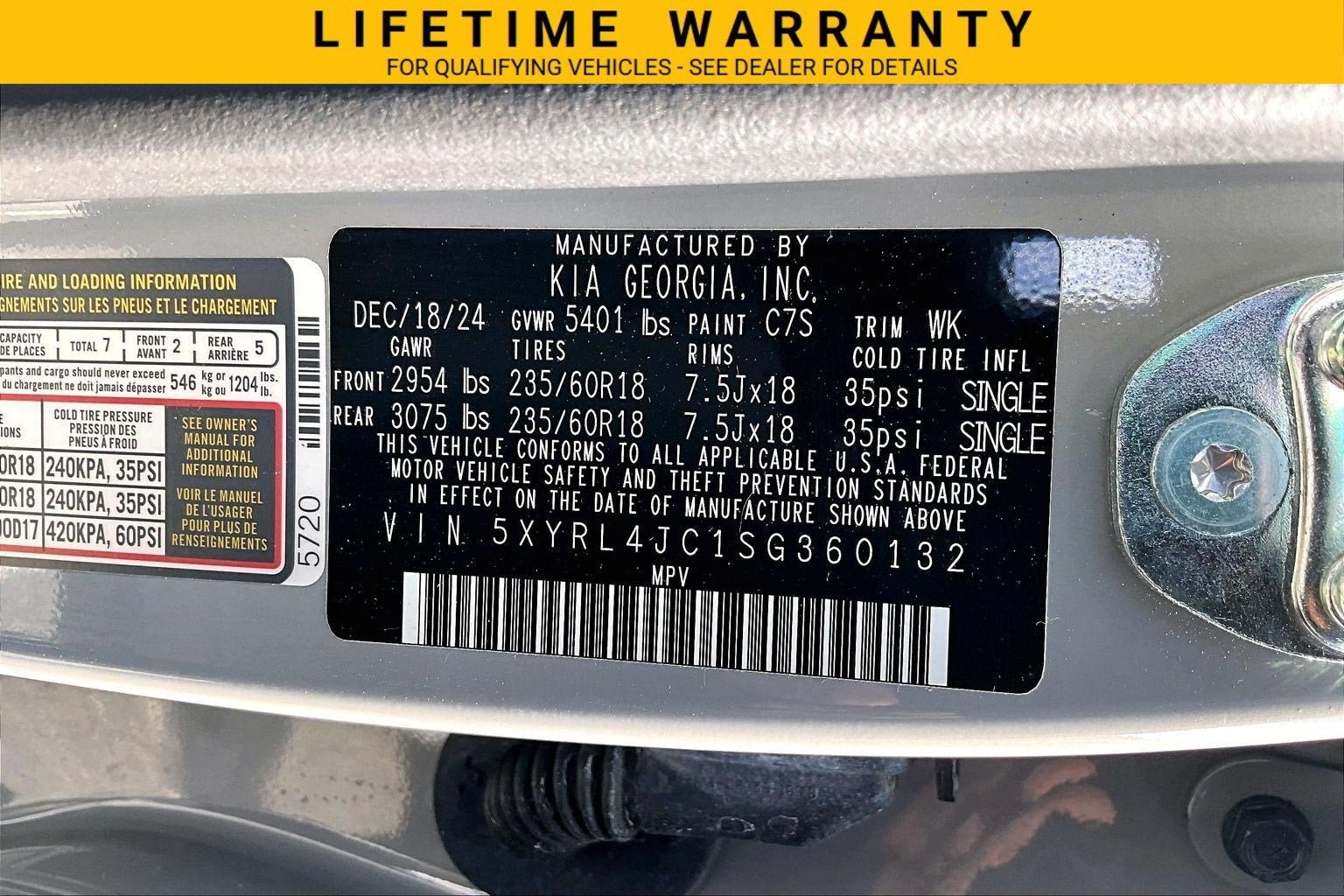 2025 Kia Sorento S