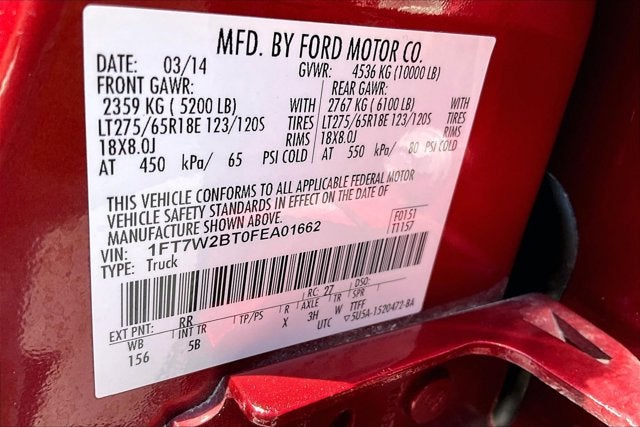 2015 Ford Super Duty F-250 SRW Lariat