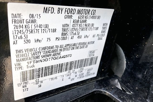 2016 Ford Super Duty F-350 DRW Lariat
