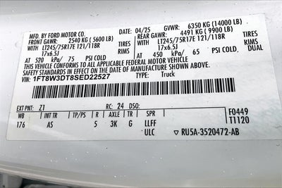 2025 Ford Super Duty F-350 DRW XL