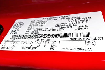 2021 Ford F-150 4WD