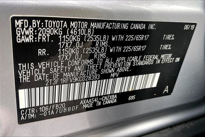 2019 Toyota RAV4 LE