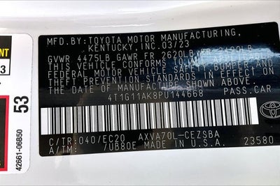 2023 Toyota Camry Base