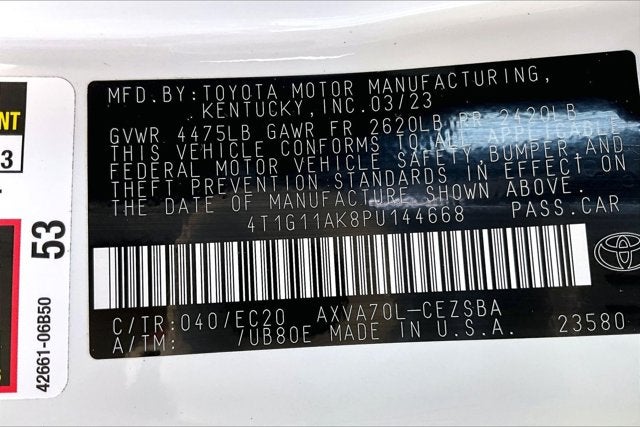 2023 Toyota Camry Base