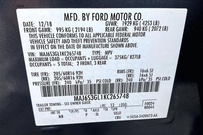 2019 Ford EcoSport SE