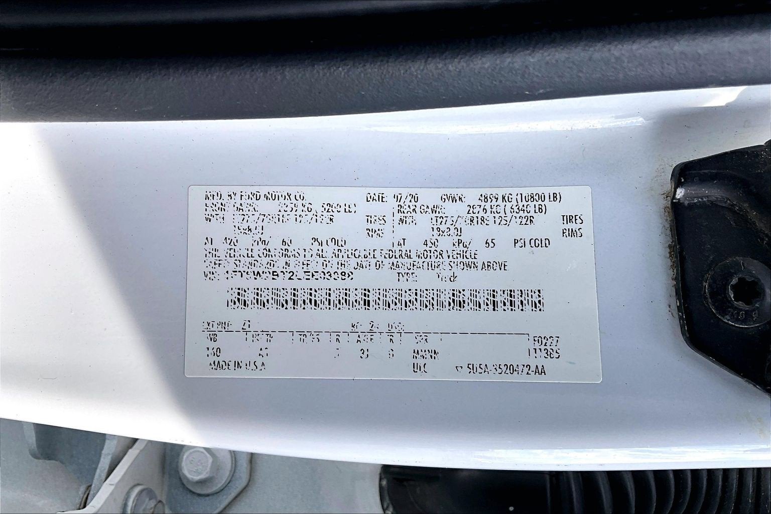 2020 Ford Super Duty F-250 SRW XL