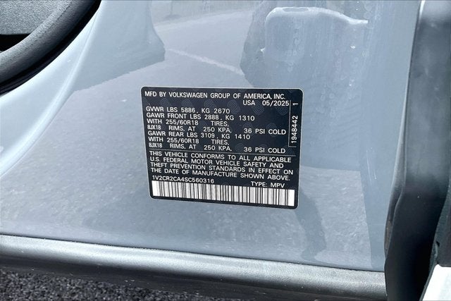2025 Volkswagen Atlas 2.0T Peak Edition