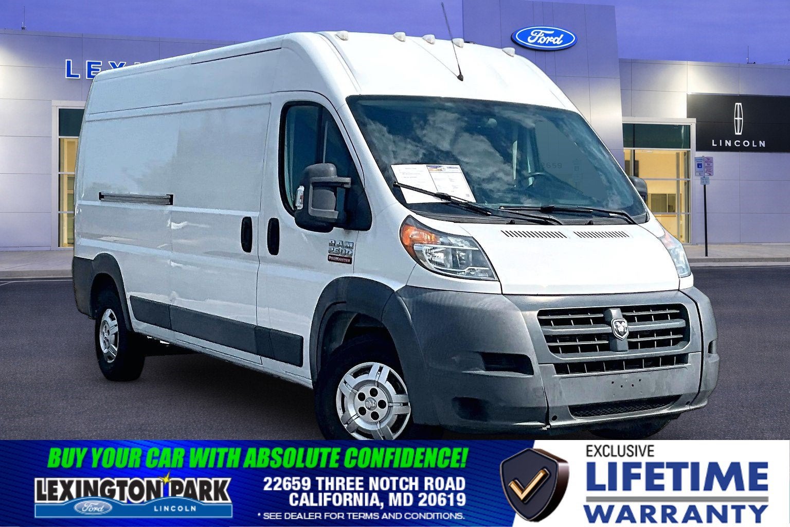 2015 RAM ProMaster Cargo Van