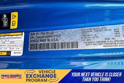 2021 Jeep Wrangler Unlimited Rubicon 4x4