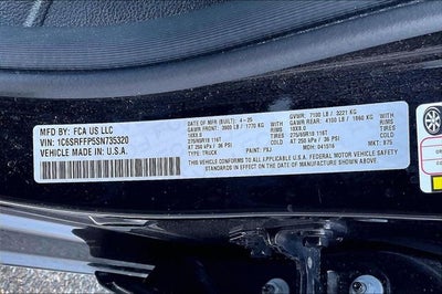 2025 RAM 1500 Big Horn Crew Cab 4x4 5'7' Box