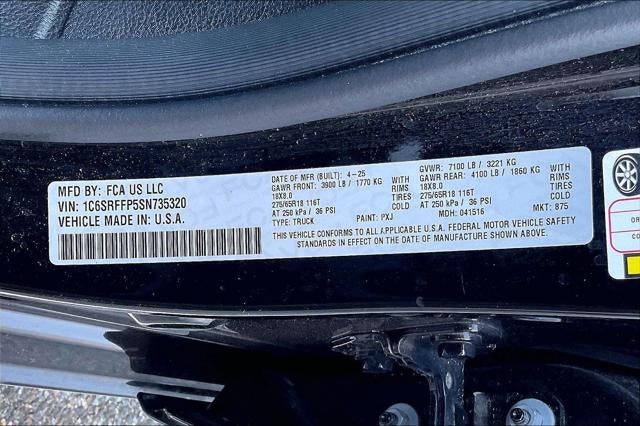 2025 RAM 1500 Big Horn Crew Cab 4x4 5'7' Box