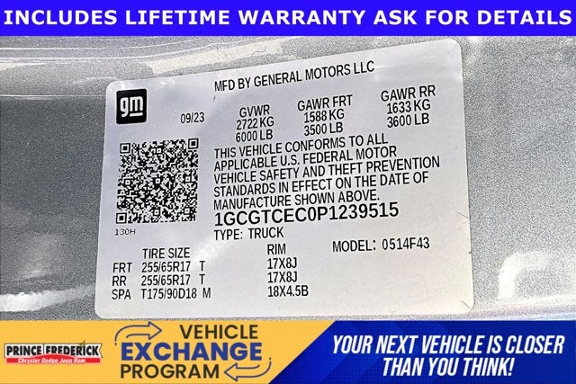 2023 Chevrolet Colorado 4WD Crew Cab Short Box LT