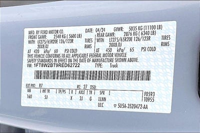 2024 Ford Super Duty F-250 SRW LARIAT