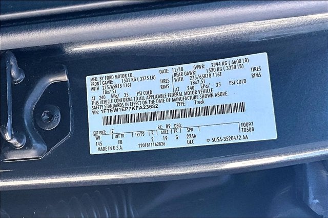 2019 Ford F-150 XLT