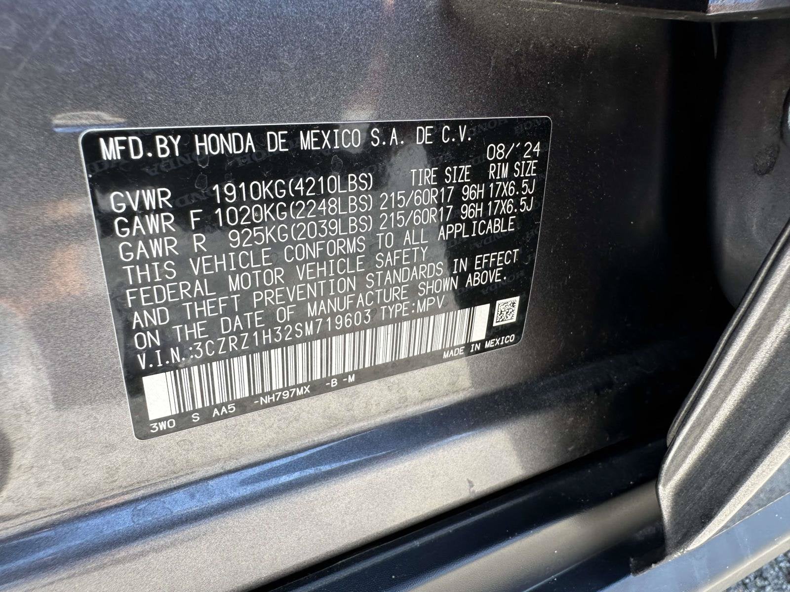 2025 Honda HR-V LX