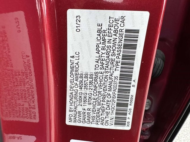 2023 Honda Accord Hybrid Touring