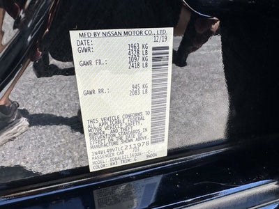 2020 Nissan Altima 2.5 S