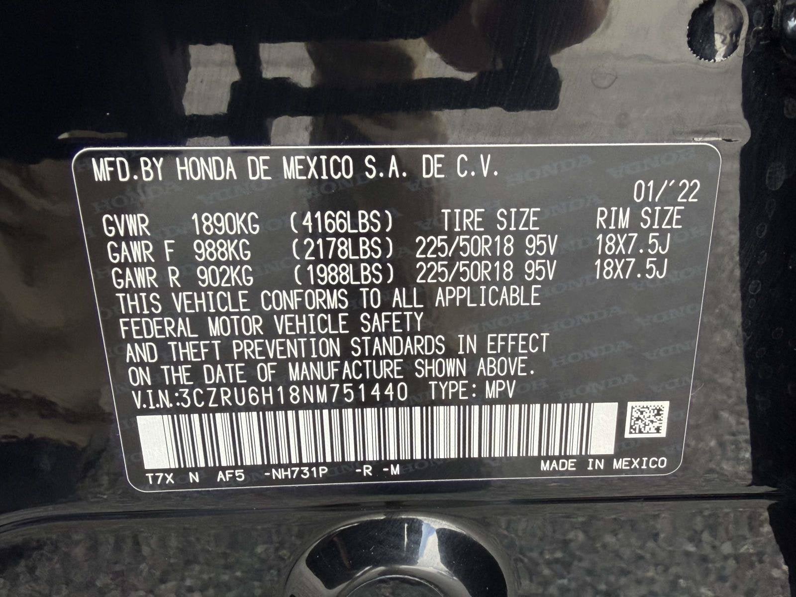 2022 Honda HR-V Sport