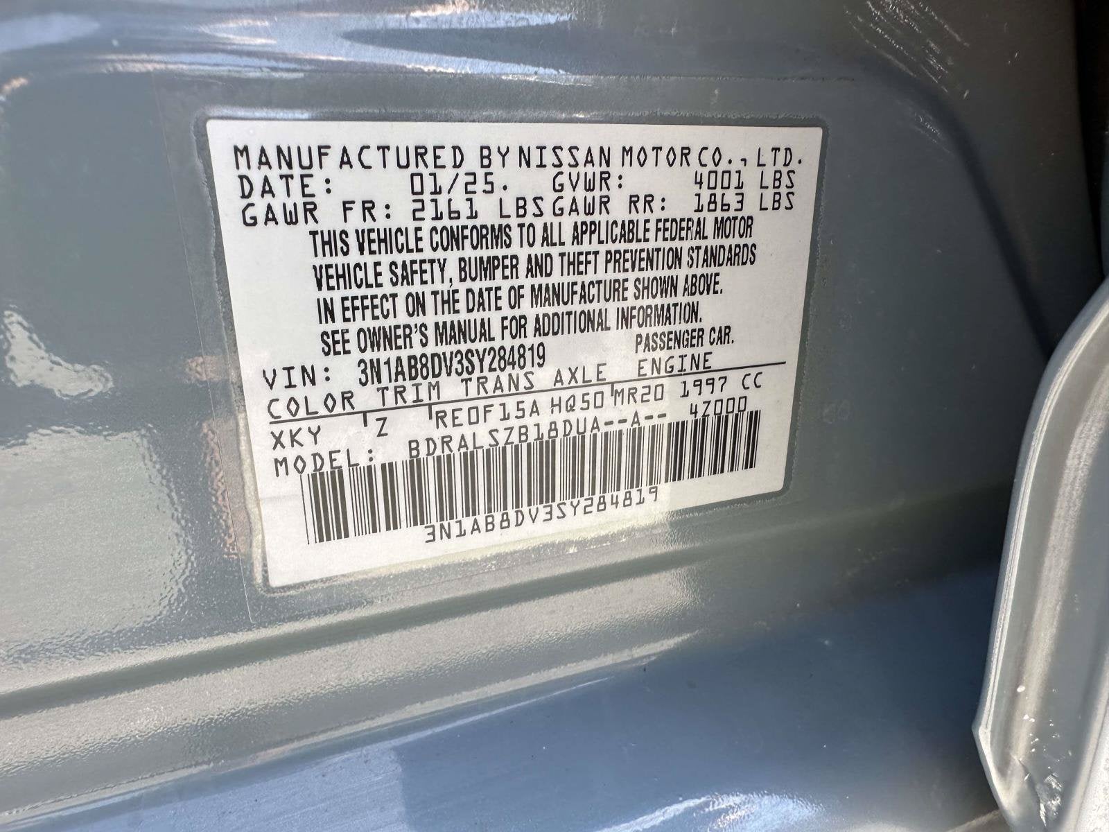 2025 Nissan Sentra SR