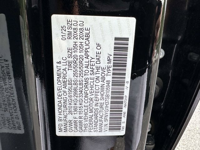 2025 Honda Pilot Sport