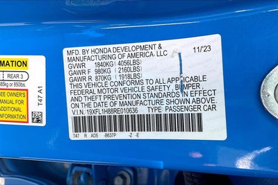 2024 Honda Civic Sport Touring