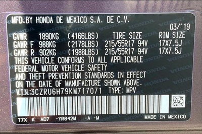 2019 Honda HR-V EX-L