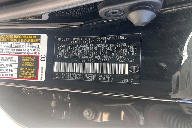 2019 Toyota Avalon Touring