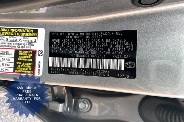 2026 Toyota Camry XSE