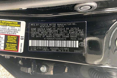 2025 Toyota CAMRY LE