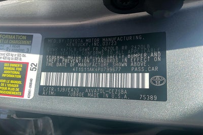 2023 Toyota Camry SE
