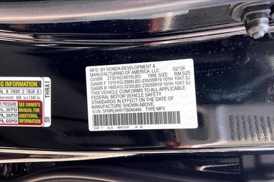 2026 Honda Odyssey Elite