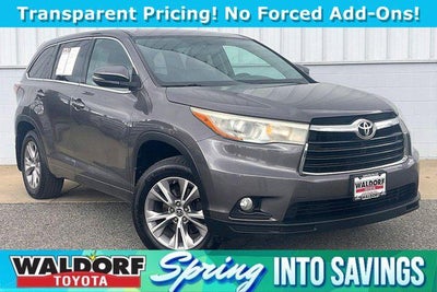 2016 Toyota HIGHLANDER LE Plus