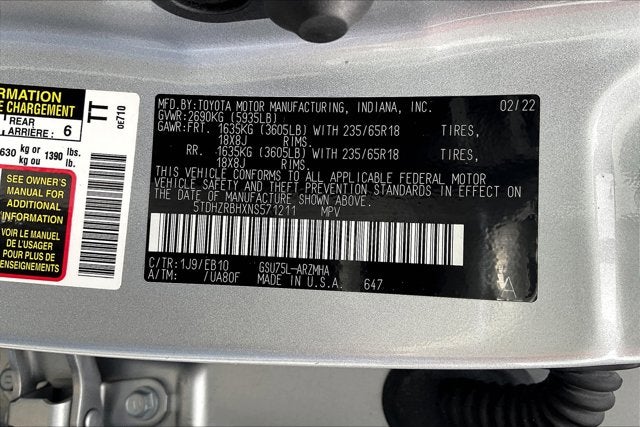 2022 Toyota Highlander XLE