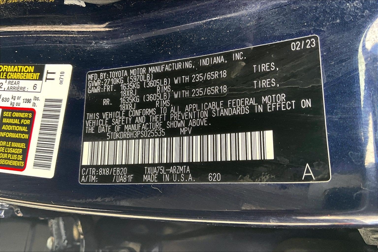 2023 Toyota Highlander XLE