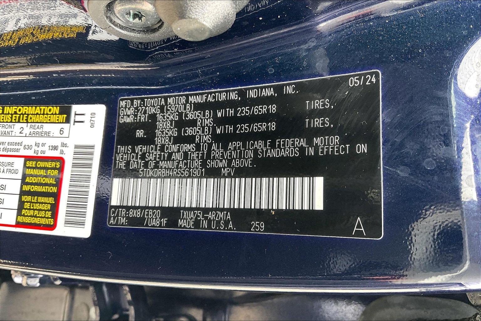 2024 Toyota Highlander XLE