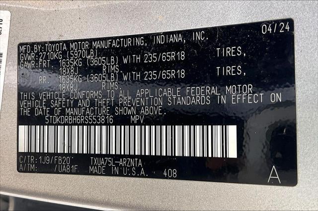 2024 Toyota Highlander LE