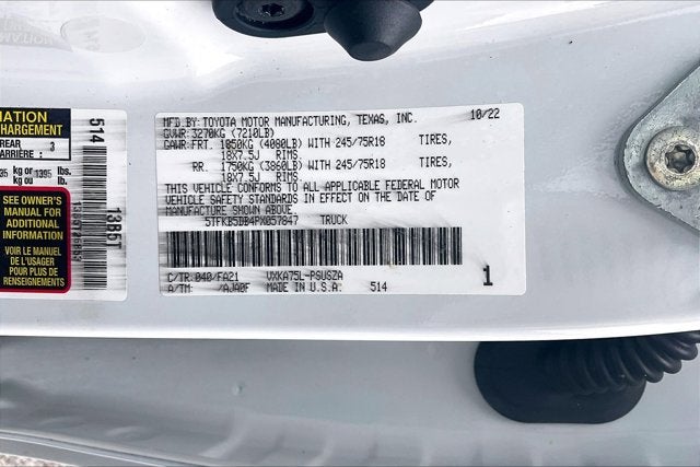 2023 Toyota Tundra 4WD SR