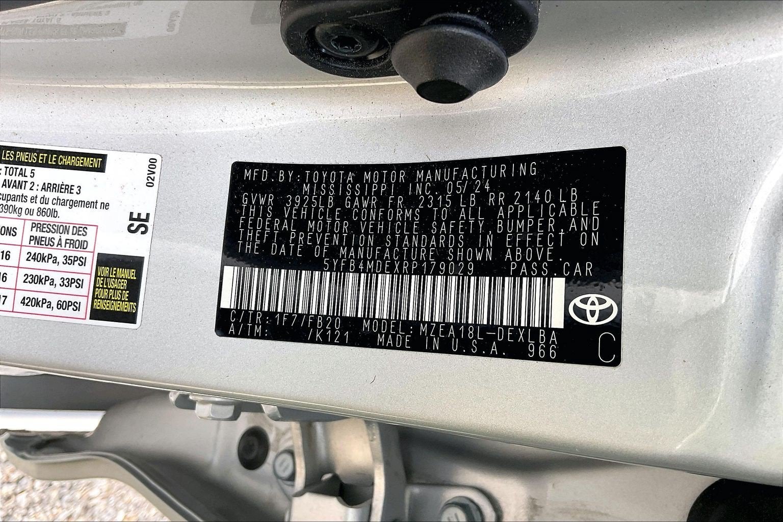 2024 Toyota Corolla LE