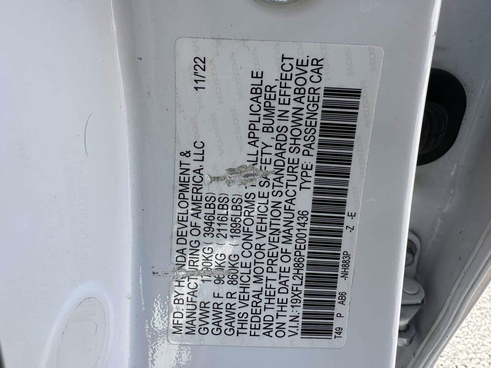 2023 Honda Civic Hatchback Sport