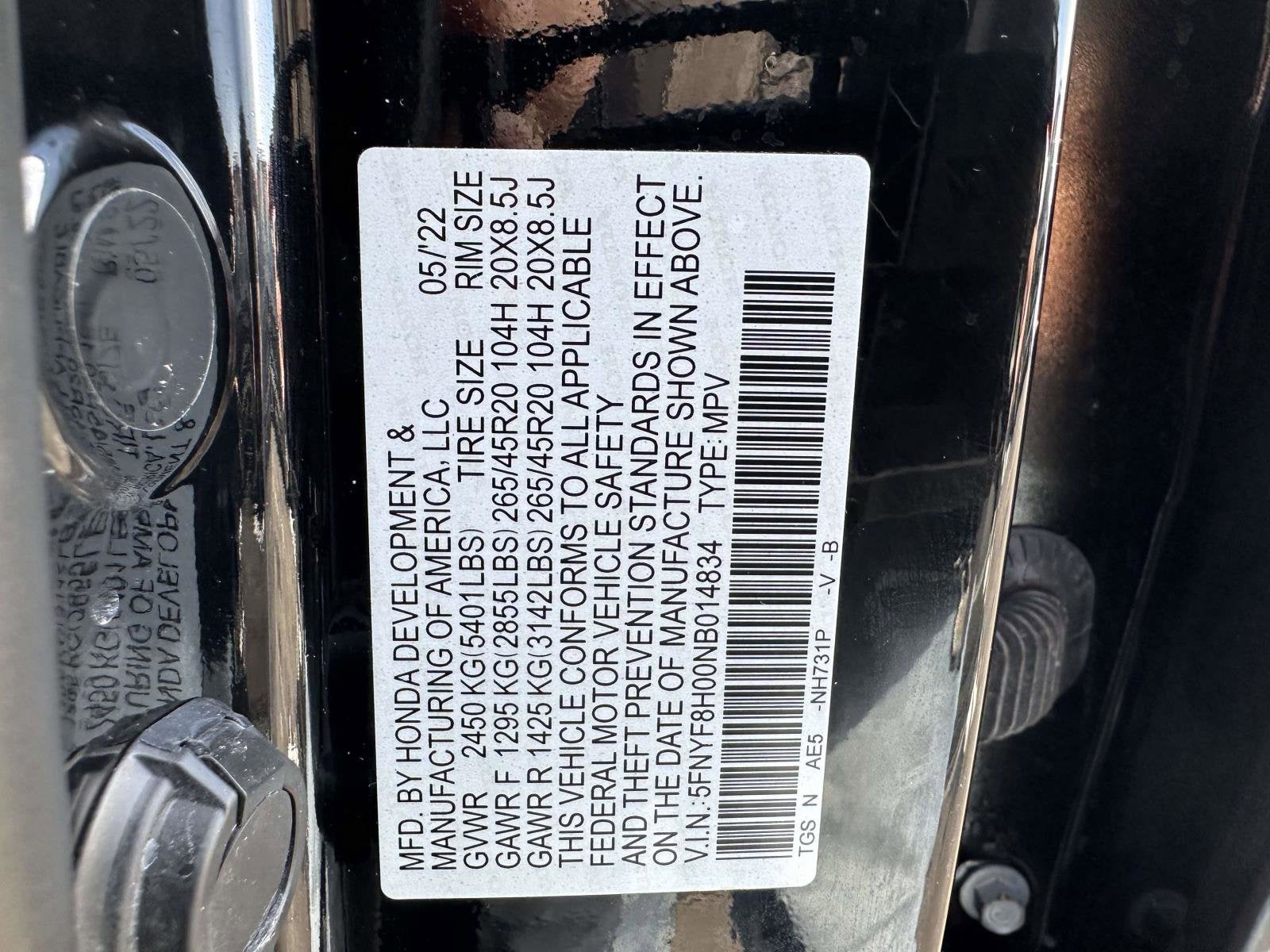 2022 Honda Passport Elite