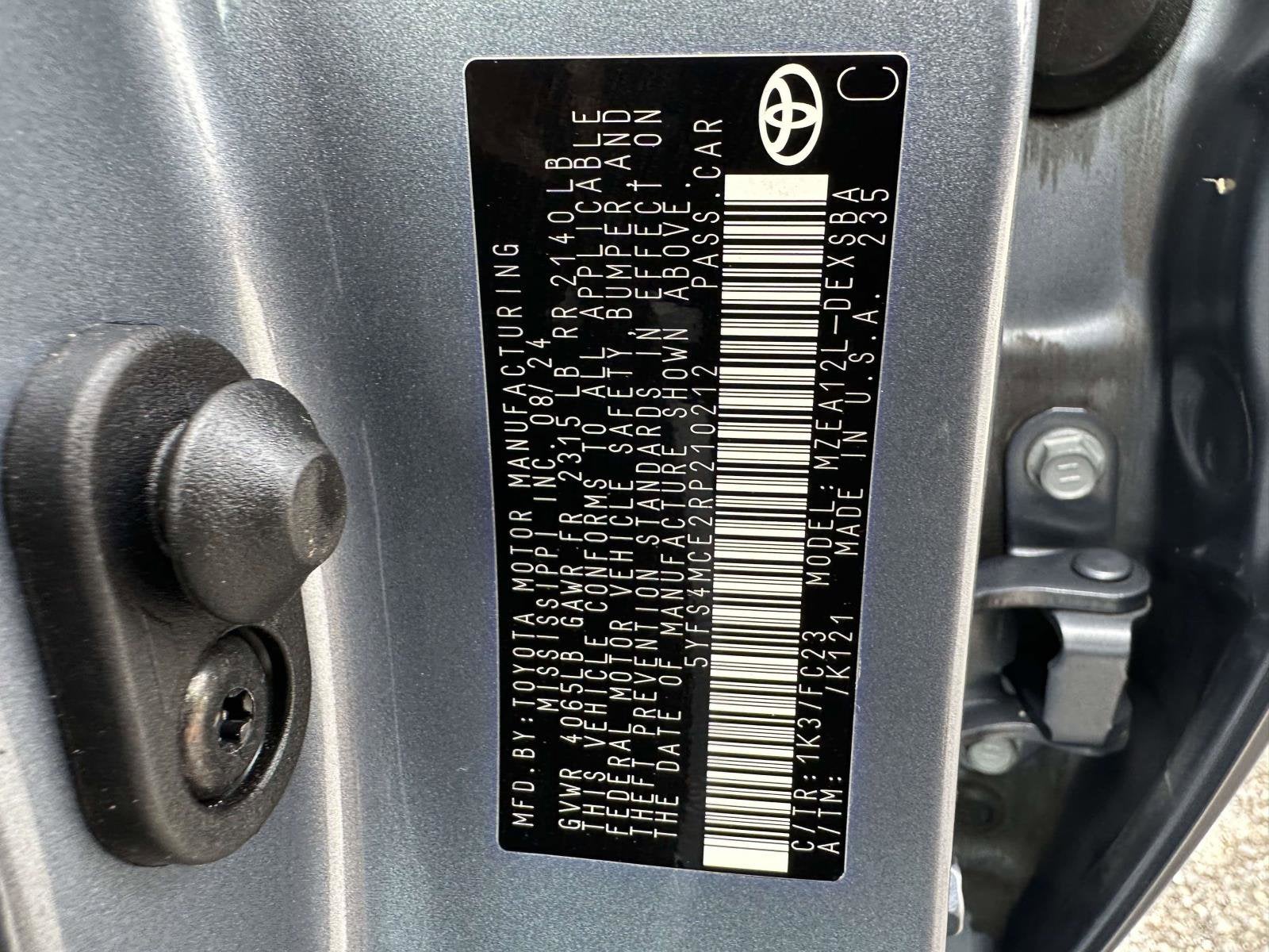 2024 Toyota Corolla SE