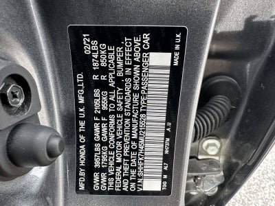 2021 Honda Civic Hatchback Sport