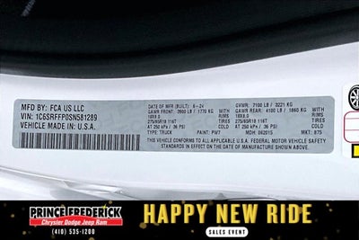 2025 RAM 1500 Big Horn