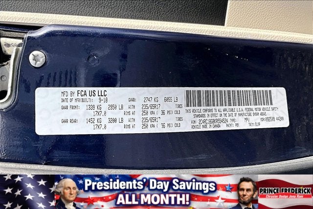 2019 Chrysler Pacifica Touring L