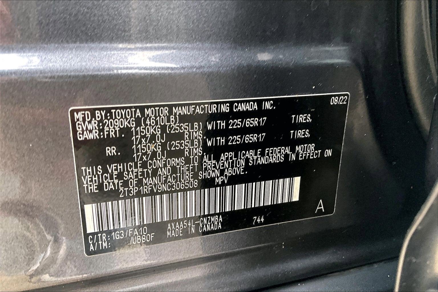 2022 Toyota RAV4 XLE