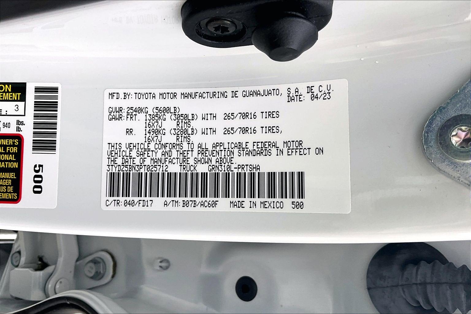 2023 Toyota Tacoma 4WD TRD Off Road