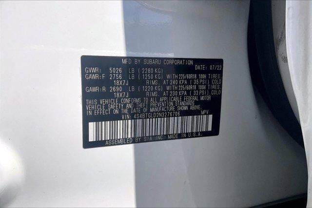 2022 Subaru Outback Onyx Edition XT