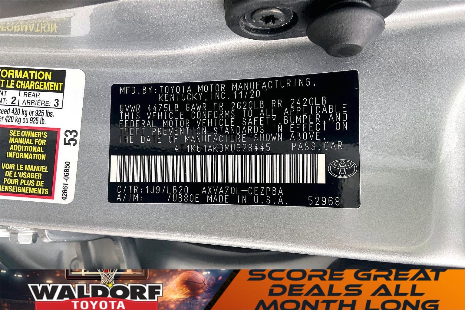 2021 Toyota Camry XSE